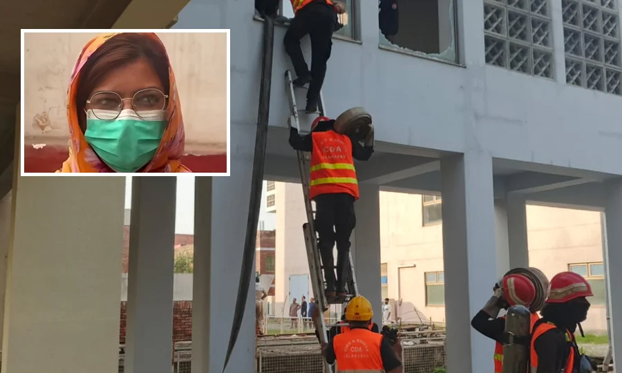 پمز اسپتال واقعہ: بچ جانے والی بچی کو بچائے جانے کا دعویٰ خالہ نے جھوٹا قرار دے دیا