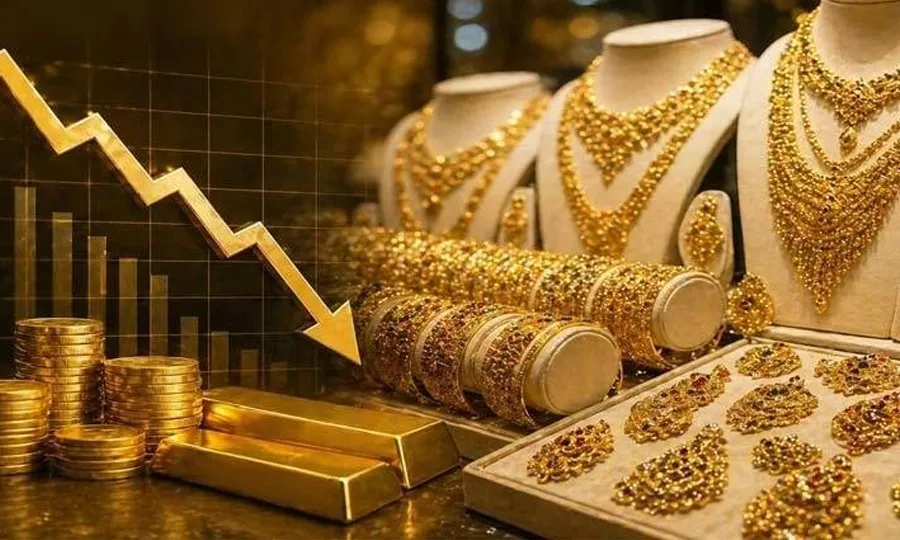 سونے کی قیمت میں بڑی گراوٹ، فی تولہ کہاں تک پہنچا؟