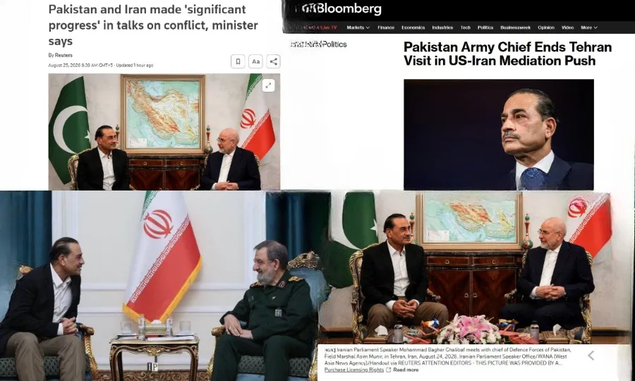 فیلڈ مارشل عاصم منیر کا دورہ ایران، عالمی میڈیا پر بھرپور کوریج