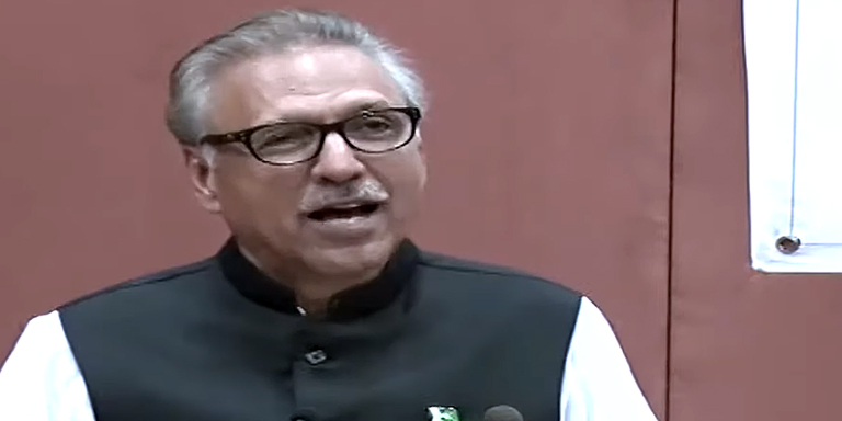 President Arif Alvi grieved over death of ex-mayor Naimatullah Khan