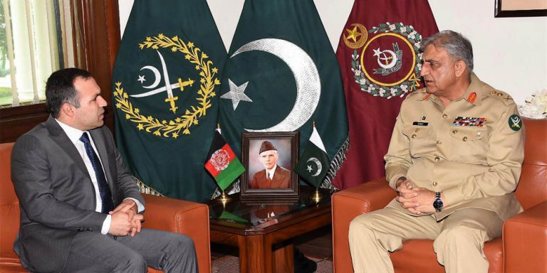 Afghan Envoy meets Pakistan Army Chief