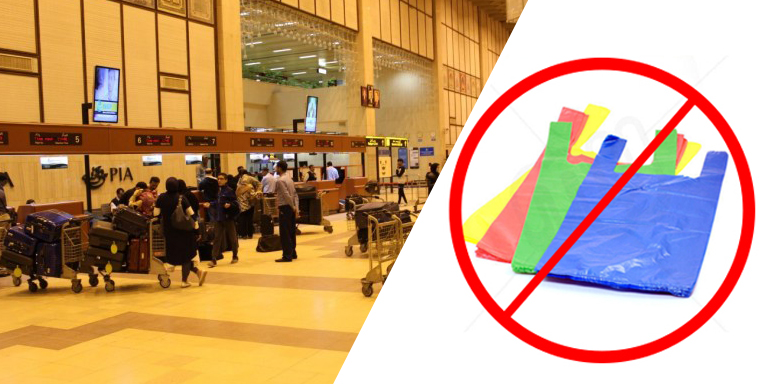 Plastic bags banned at Karachi airport