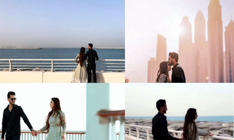 Hassan Ali’s pre wedding photo shoot in Dubai goes viral