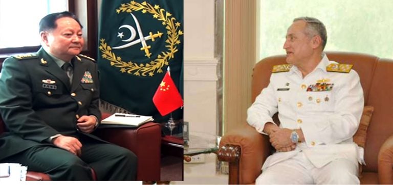 Naval Chief, VC Central Military Commission of China discuss regional security