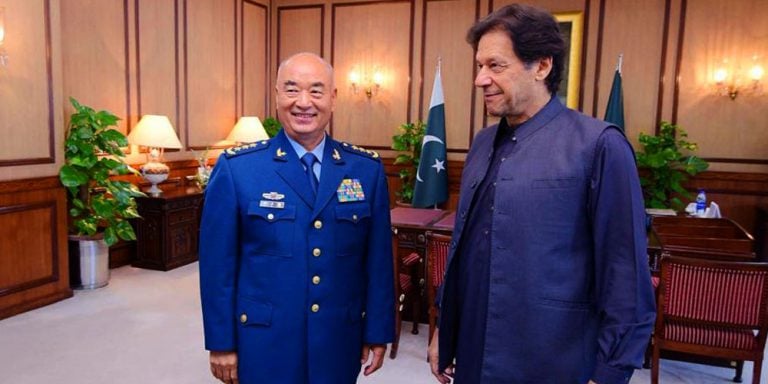 China’s Central Military Commission VC calls on PM Imran