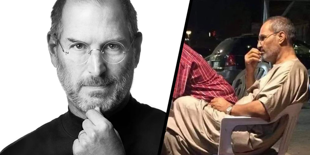 Steve Jobs look-alike spotted in Islamabad