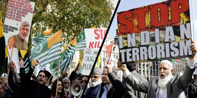 Black Day: protest in front of Indian High Commission in London