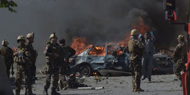 Blast kills dozens at Afghan president’s rally