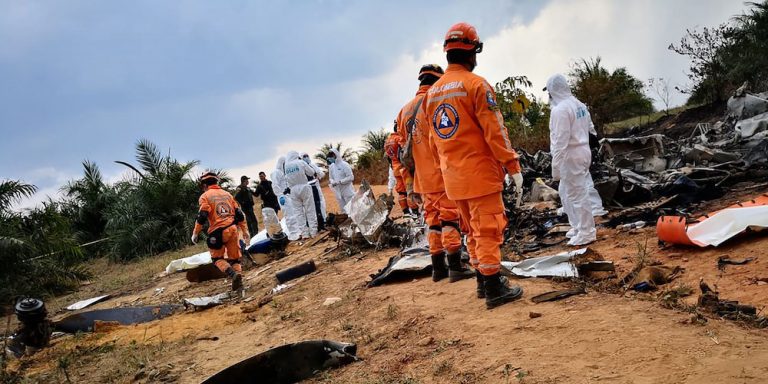 Seven died after a small plane crashed in Colombia