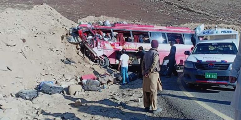 26 killed as passenger bus crashes into mountain in Diamer