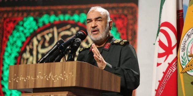 The chief of Iran’s elite Islamic Revolutionary Guard Corps (IRGC)