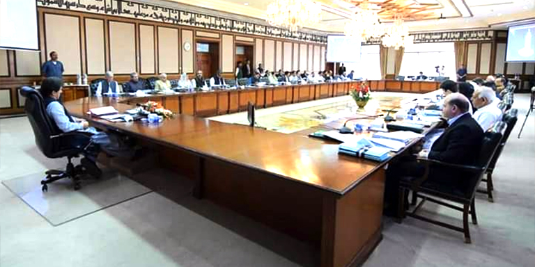 Imran Khan addresses federal cabinet meeting today