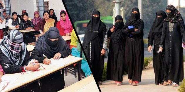Students wearing burqa denied entry in Indian college