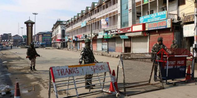 Kashmir valley curfew lockdown communications blackout