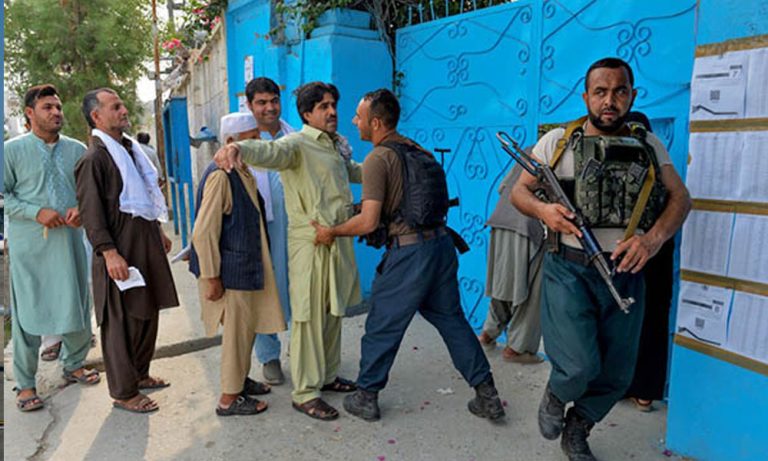 Bomb blast amidst presidential elections in Afghanistan, several injured