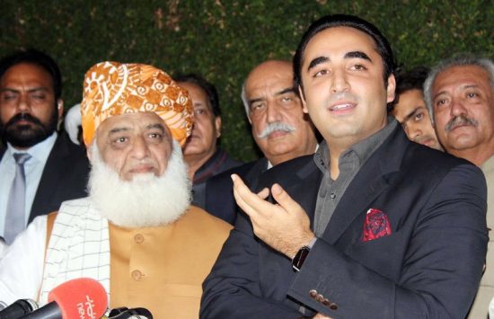 Bilawal Bhutto announces to support JUI-F’s Anti-govt march