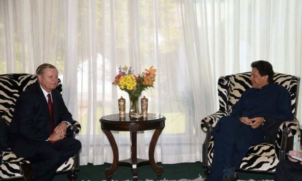 PM Imran Khan meets US Senator Lindsey Graham