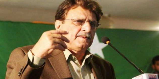 AJK PM warns Imran Khan, not to accept US Offer of mediation