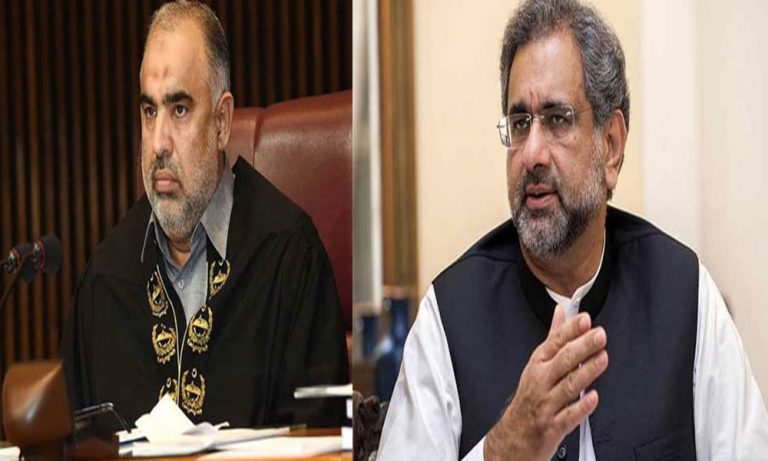 Shah Khahqan Abbasi writes open letter to Speaker National Assembly