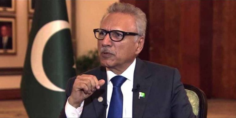 ‘Vandalizing a mosque is disgraceful’, says President Arif Alvi