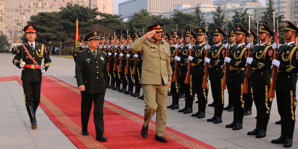 Amy Chief meets Chinese military officials