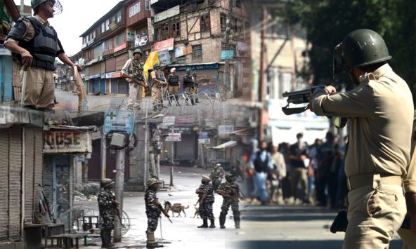 64th day of military lockdown in Indian occupied Kashmir