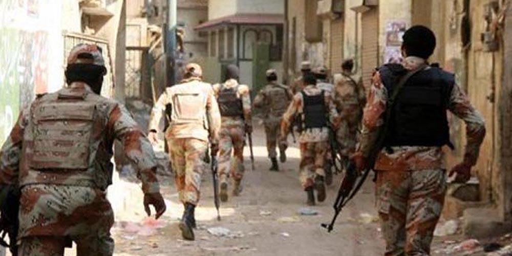 Rangers raids in karachi
