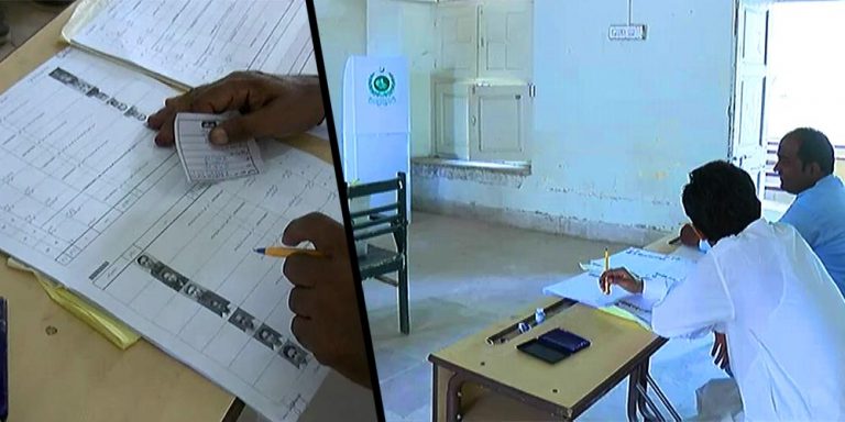 Larkana: Voting continues for PS-11 by-election today