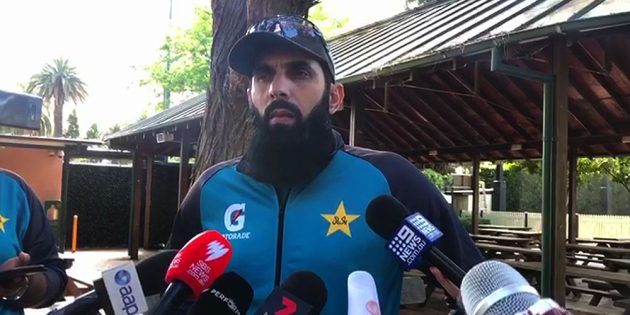 Misbah ul Haq media briefing in Sydney