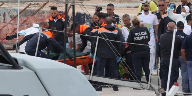 13 died as the immigrants’ boat sinks in Lampedusa