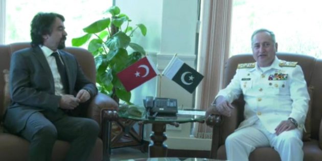 Naval Chief meets Turkish Ambassador to Pakistan