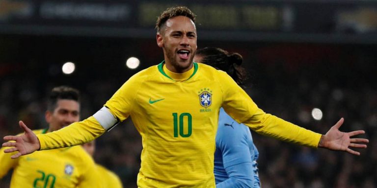 Neymar becomes youngest player to make 100 appearances