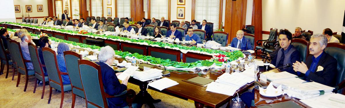 Meeting of Cabinet Committee for Finance headed by Hashim Jawan
