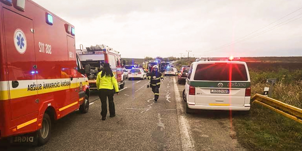 Slovakia: 13 Died due to collision between bus and truck