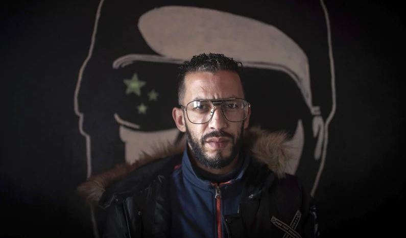 Moroccan rapper put in chains for insulting police