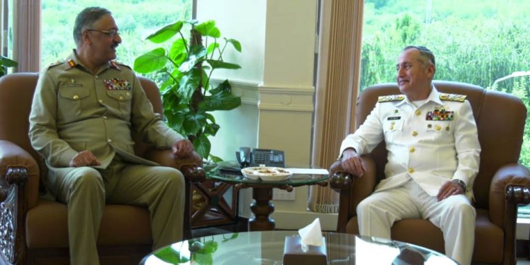 Chairman Joint Chiefs of Staff Committee pays farewell visit to ISB