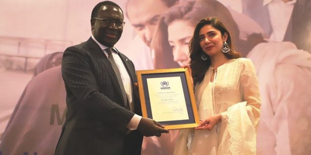 Mahira Khan to serves as UNHCR Goodwill Ambassador for Pakistan