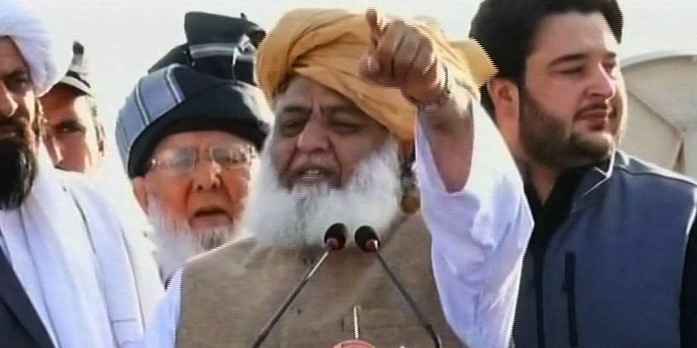 We are out to protect democracy, Fazal ur Rahman