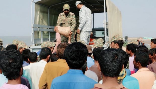 Pak-Navy provides medical aid to cyclone affected victims