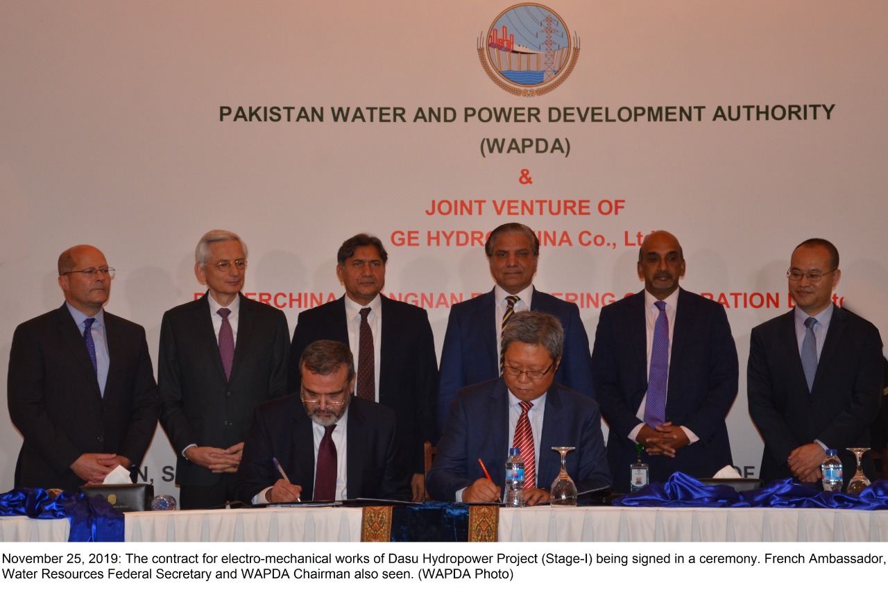 WAPDA signed a contract worth Rs. 52.5 billion with China