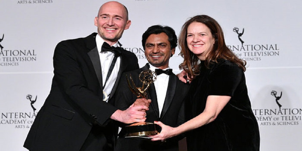 Nawazuddin Siddiqui received an award at international Emmy Awards 2019