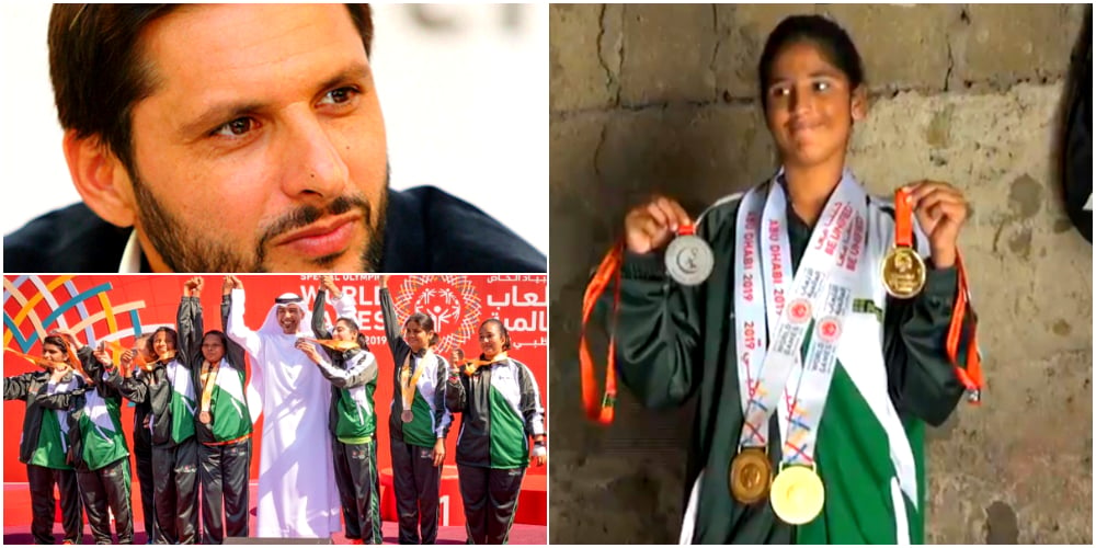 Afridi encourages proud daughter of Pakistan Sajida Bibi