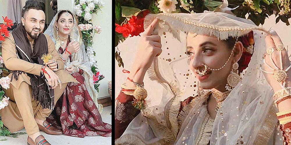 Did Sanam Chaudhry walk down the aisle?