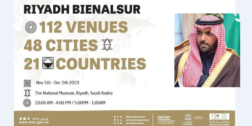 KSA to host the greatest cultural event “BIENALSUR 2019”