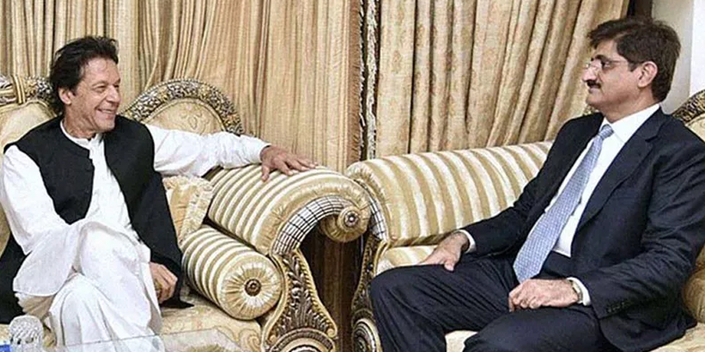 PM Imran calls on CM Sindh