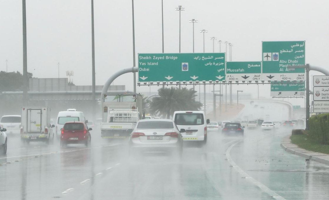 Weather warning issued as heavy rain hit parts of UAE