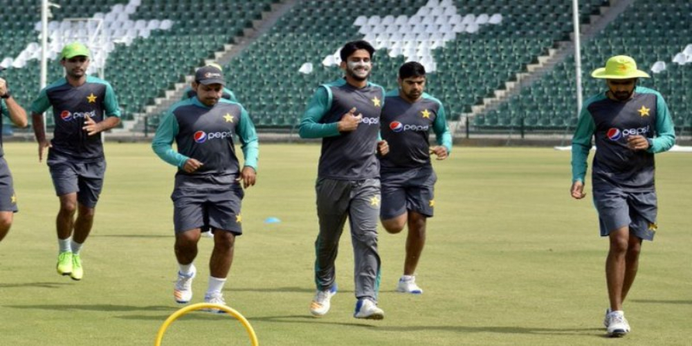 Pakistan team in Karachi