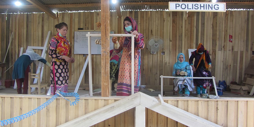 women wood workers