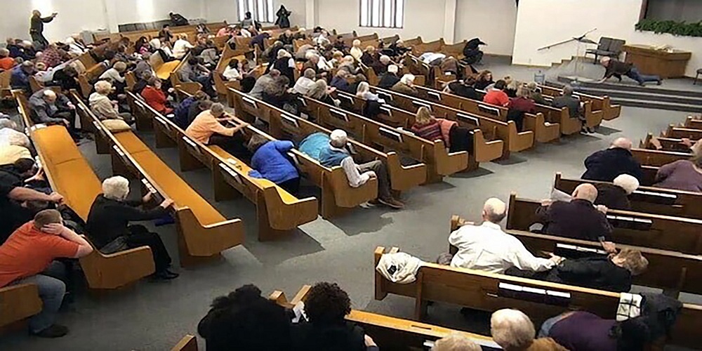 Parishioners shot dead
