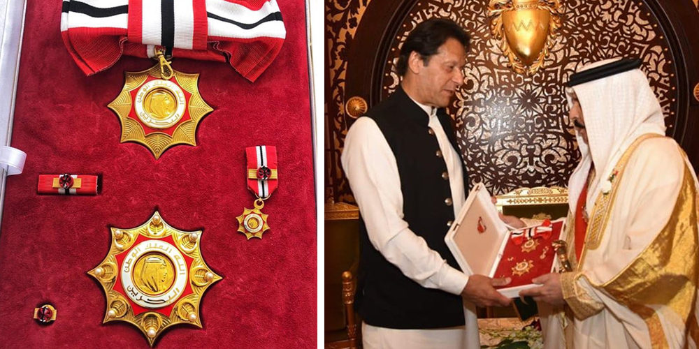 Bahrain's King Hamad confers kingdom's highest civil award on PM Imran